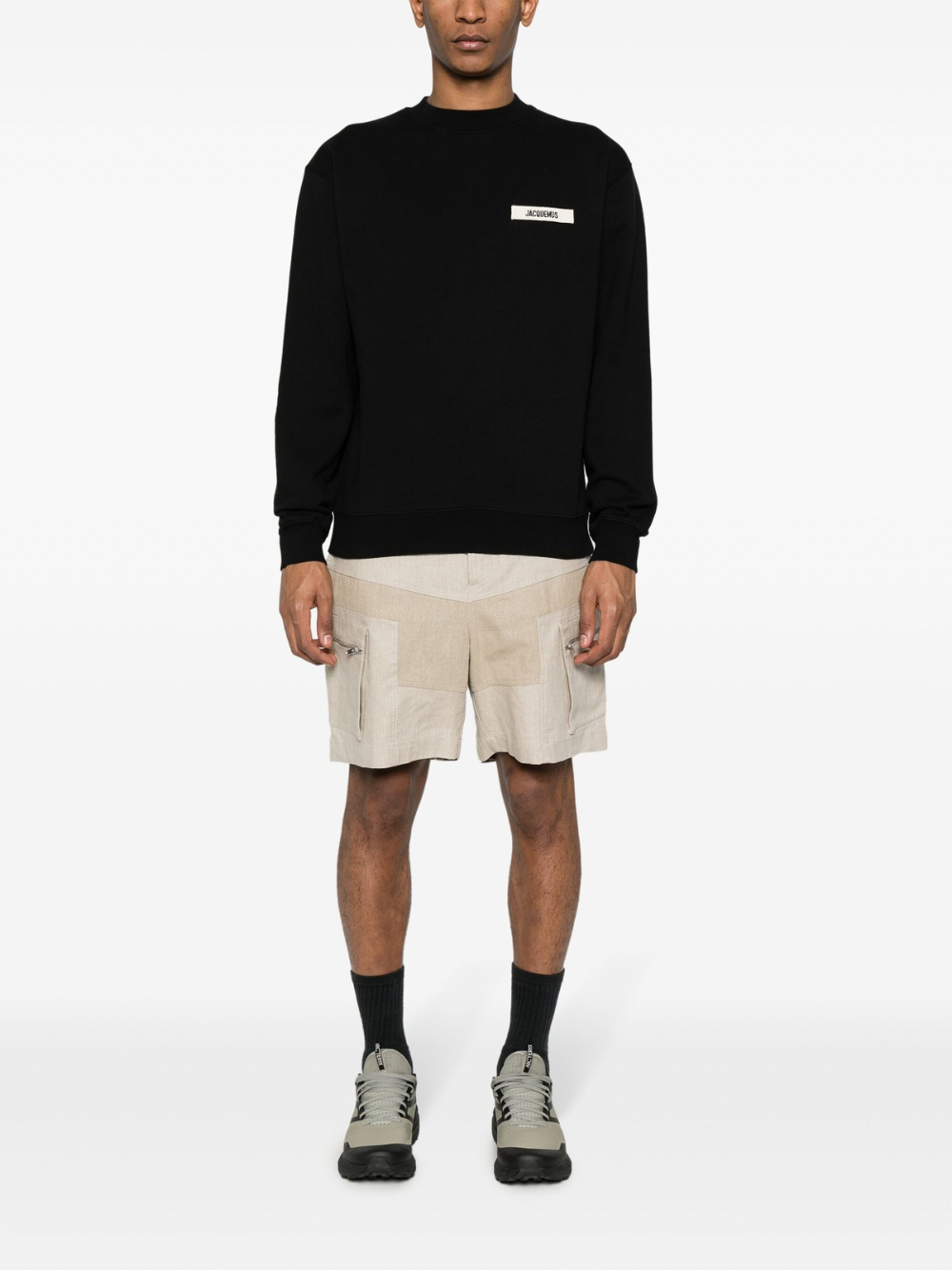 Jacquemus Gros Grain Crewneck Black