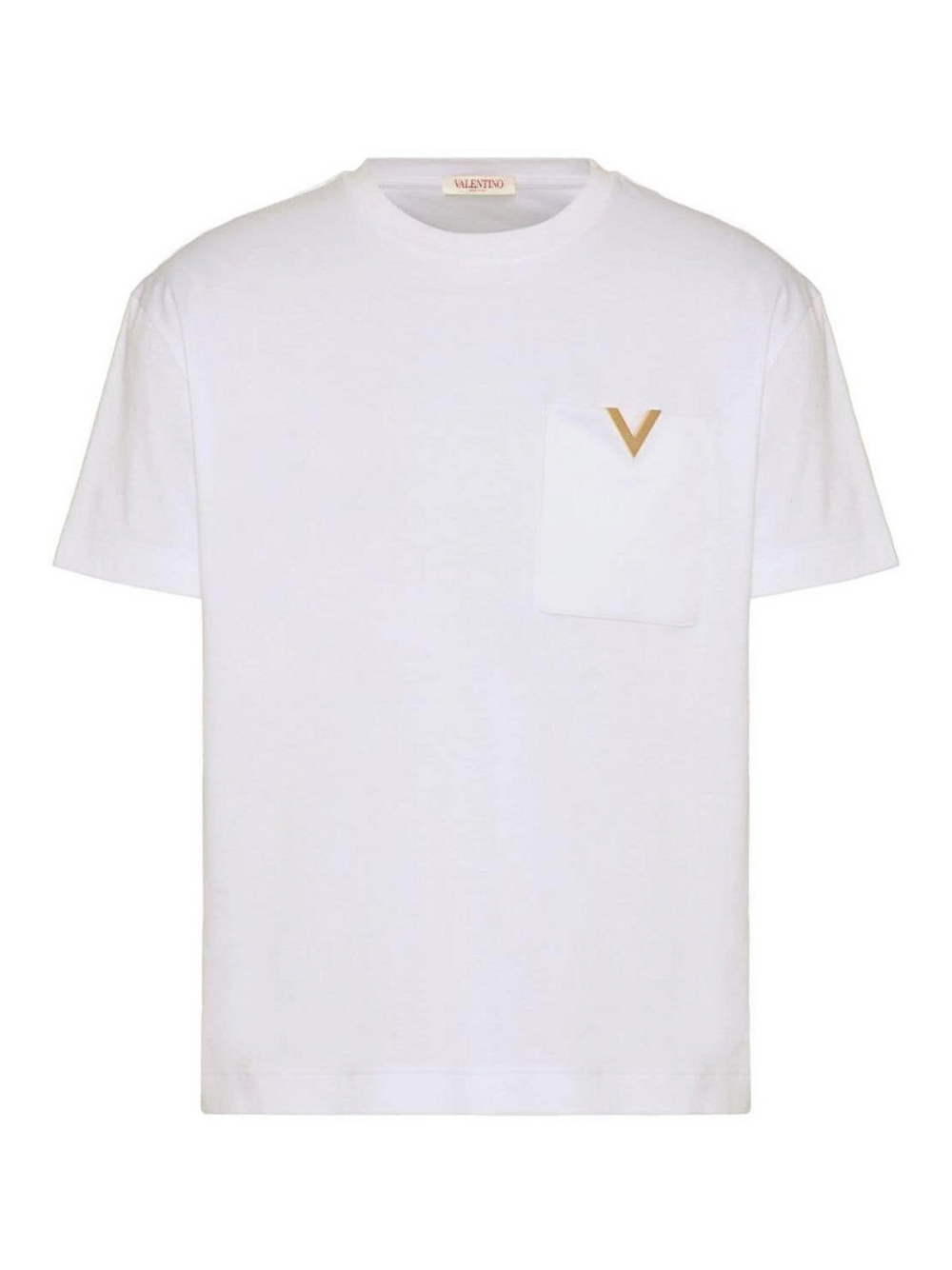 Valentino Garavani V Detail Pocket T Shirt White