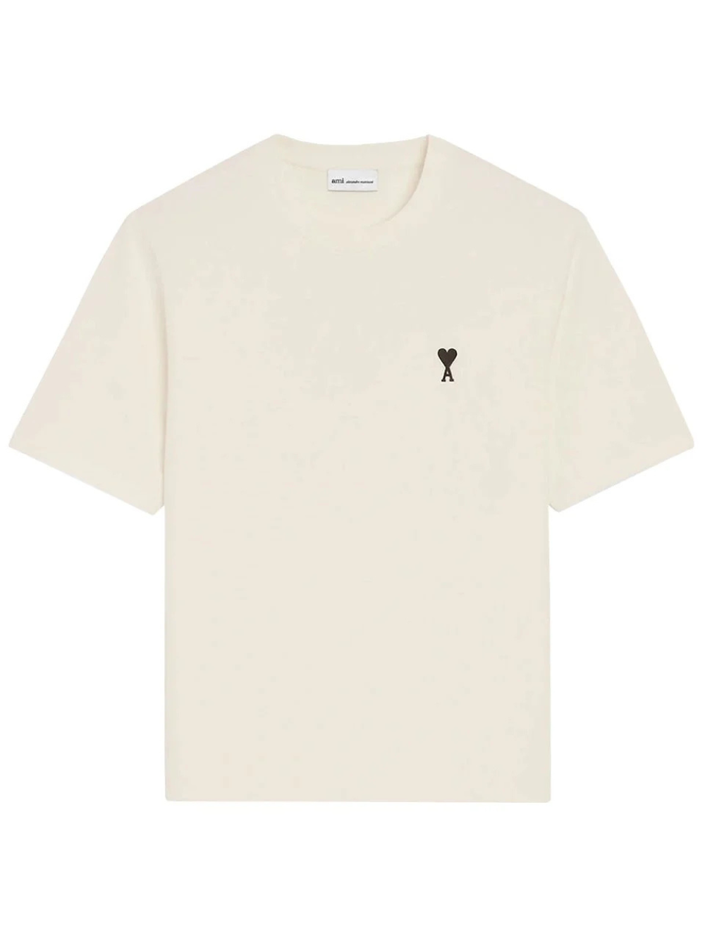 Ami Paris Lace Des Victories Print T Shirt White Cream