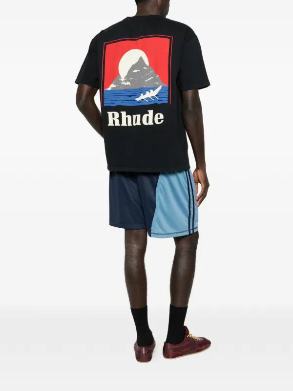Rhude Moonlight Regatta T Shirt Black