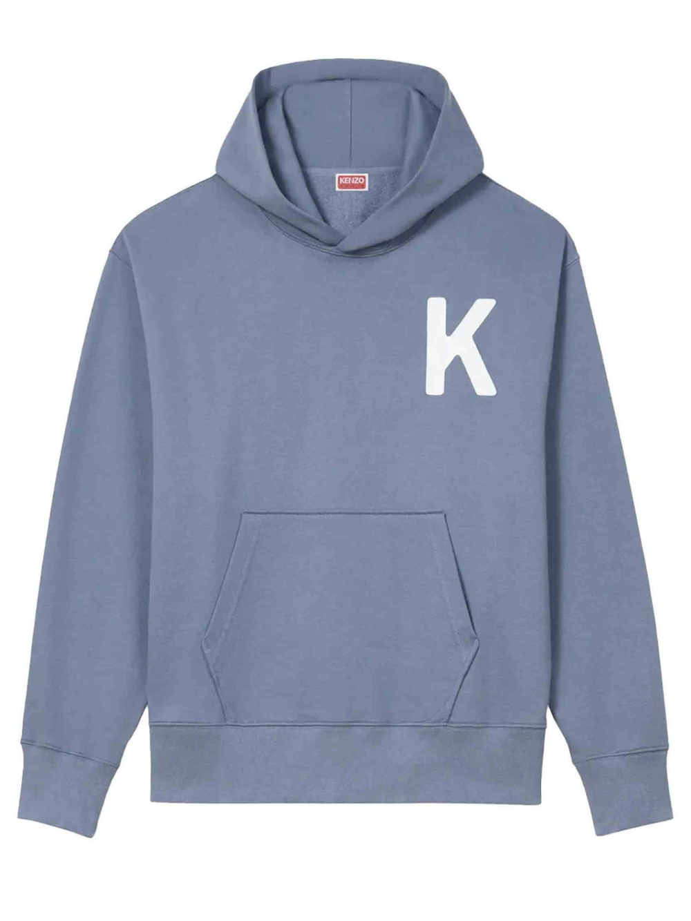 Kenzo Lucky Tiger Oversized Embroidered Hoodie Blue