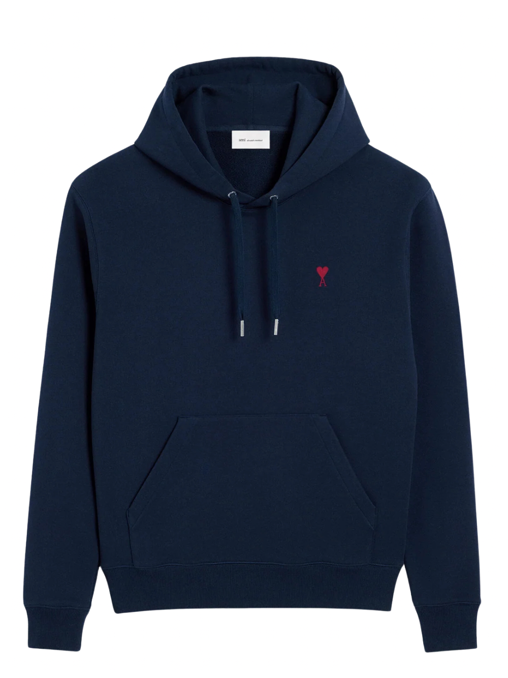 AMI PARIS De Coeur Hoodie Navy