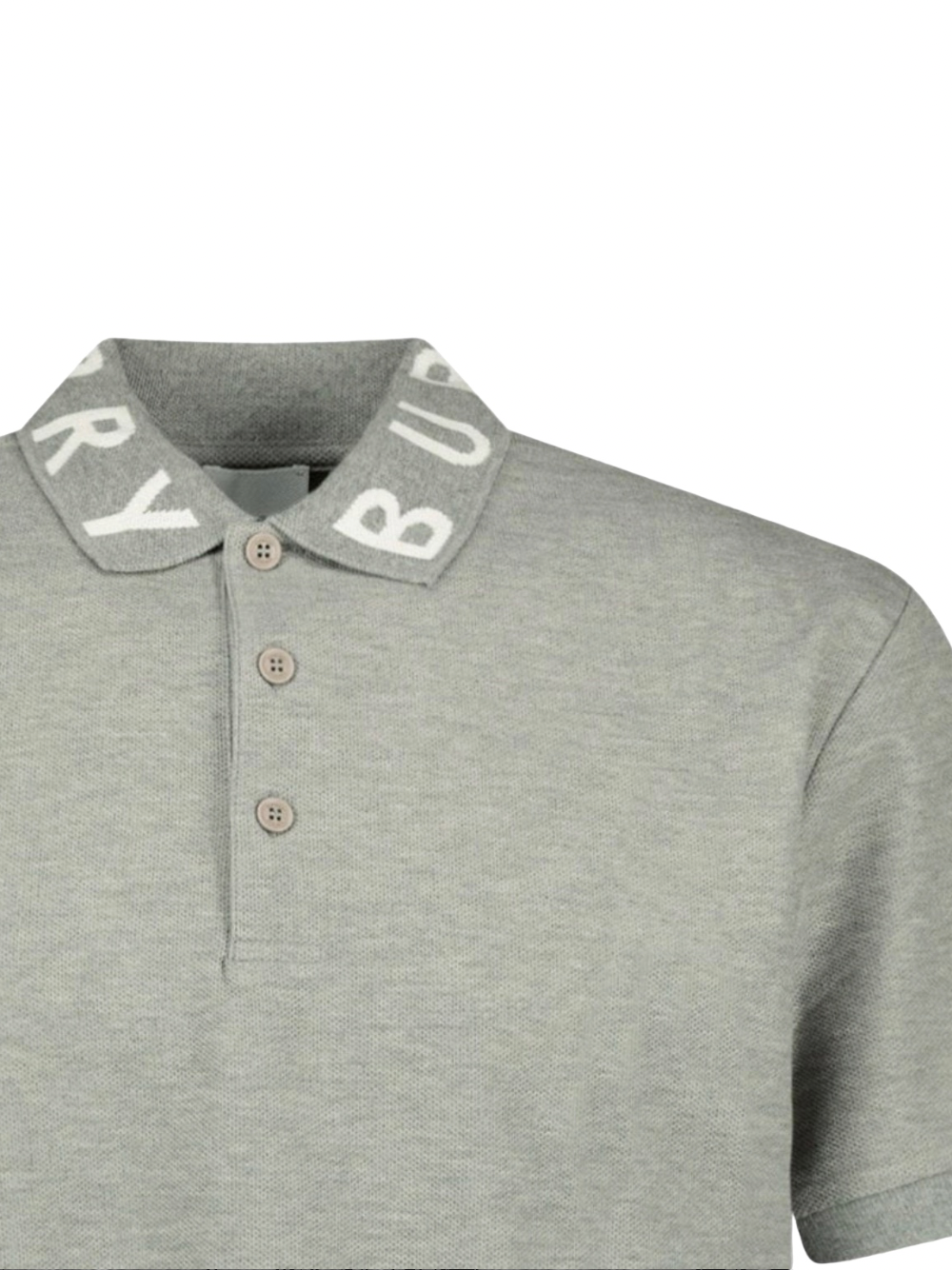 Burberry Collar Polo Grey