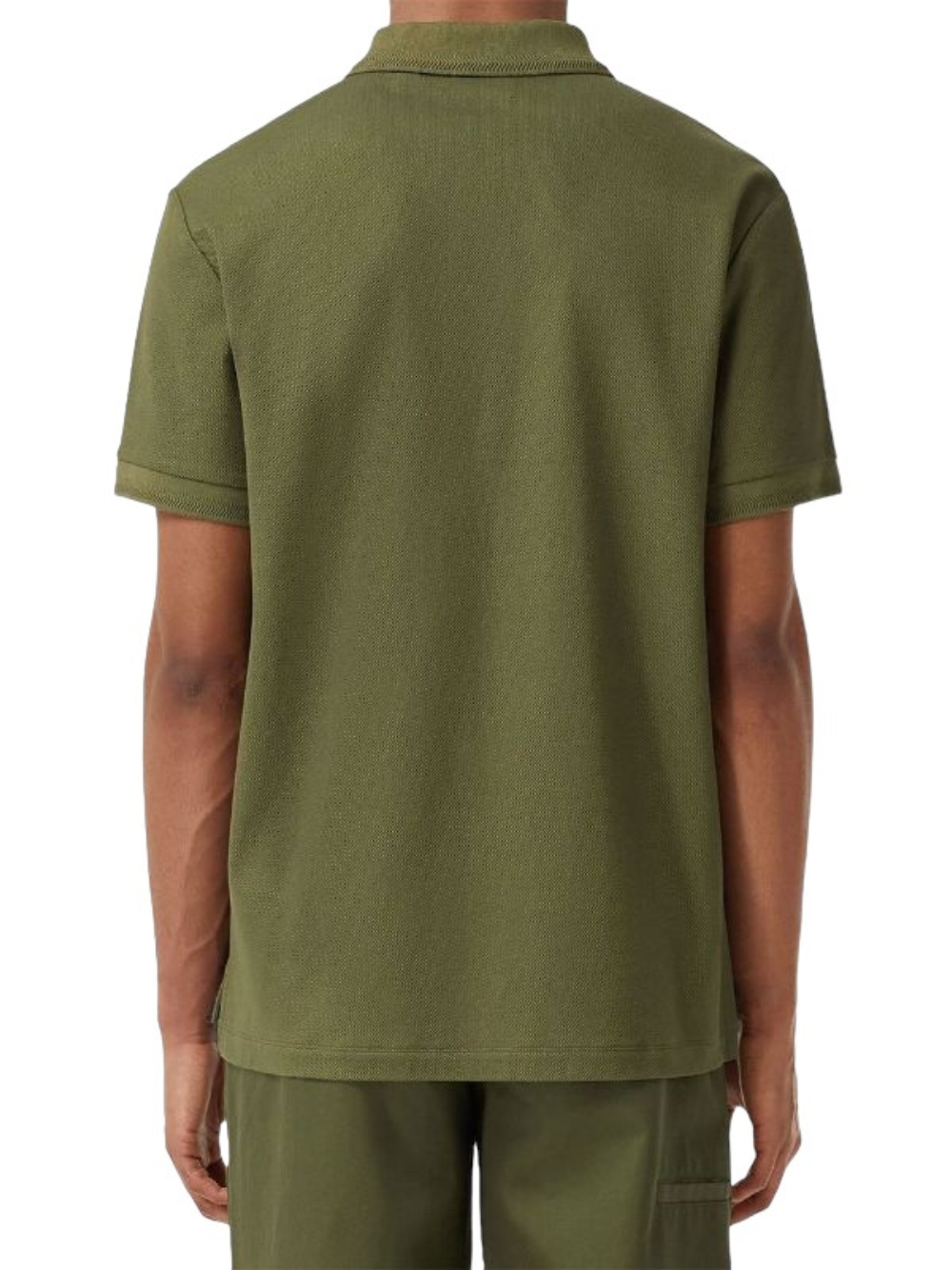 Burberry Monogram Polo Shirt Olive Green