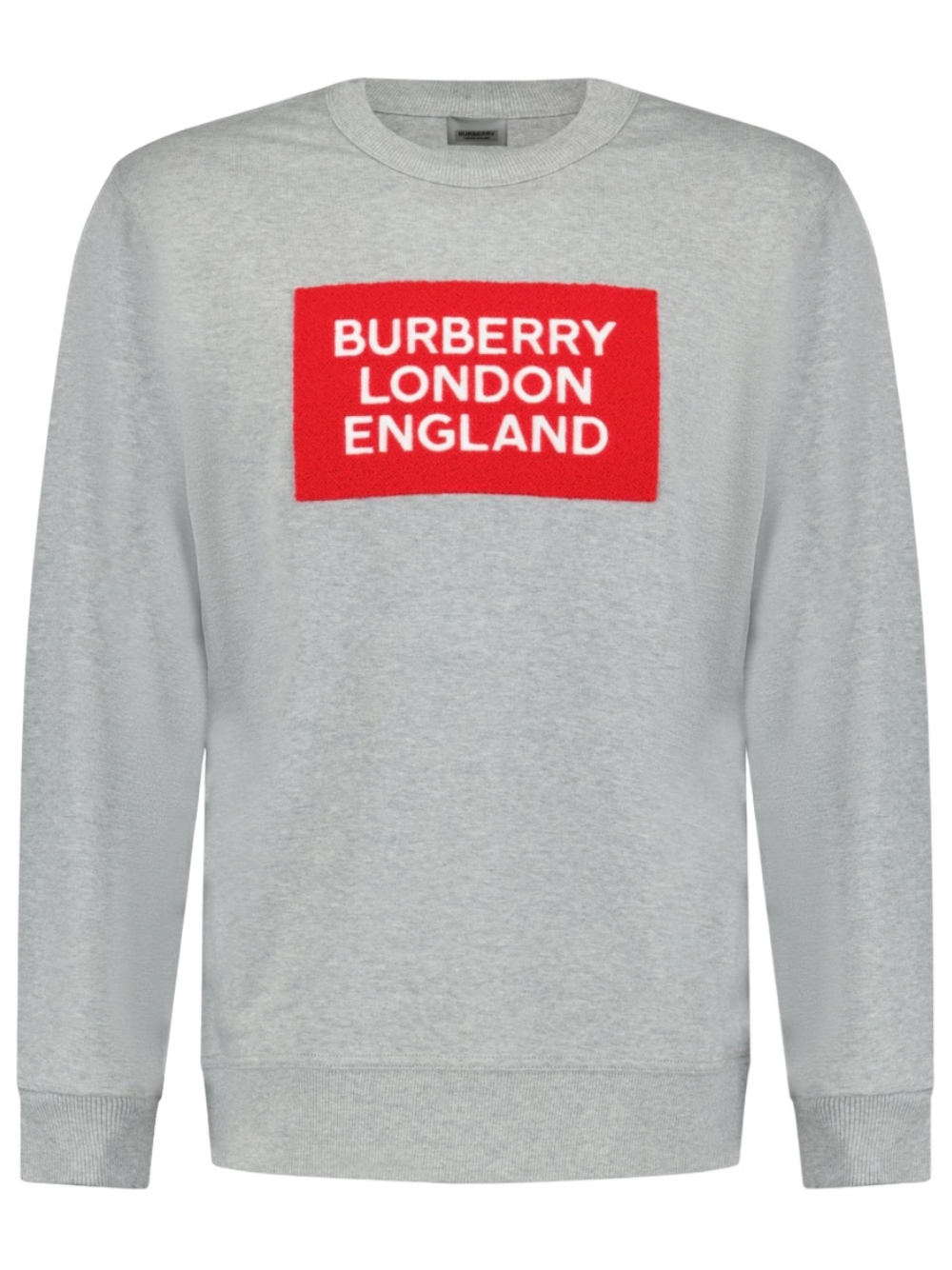 BURBERRY 'FAWSON' COTTON SWEATSHIRT GREY