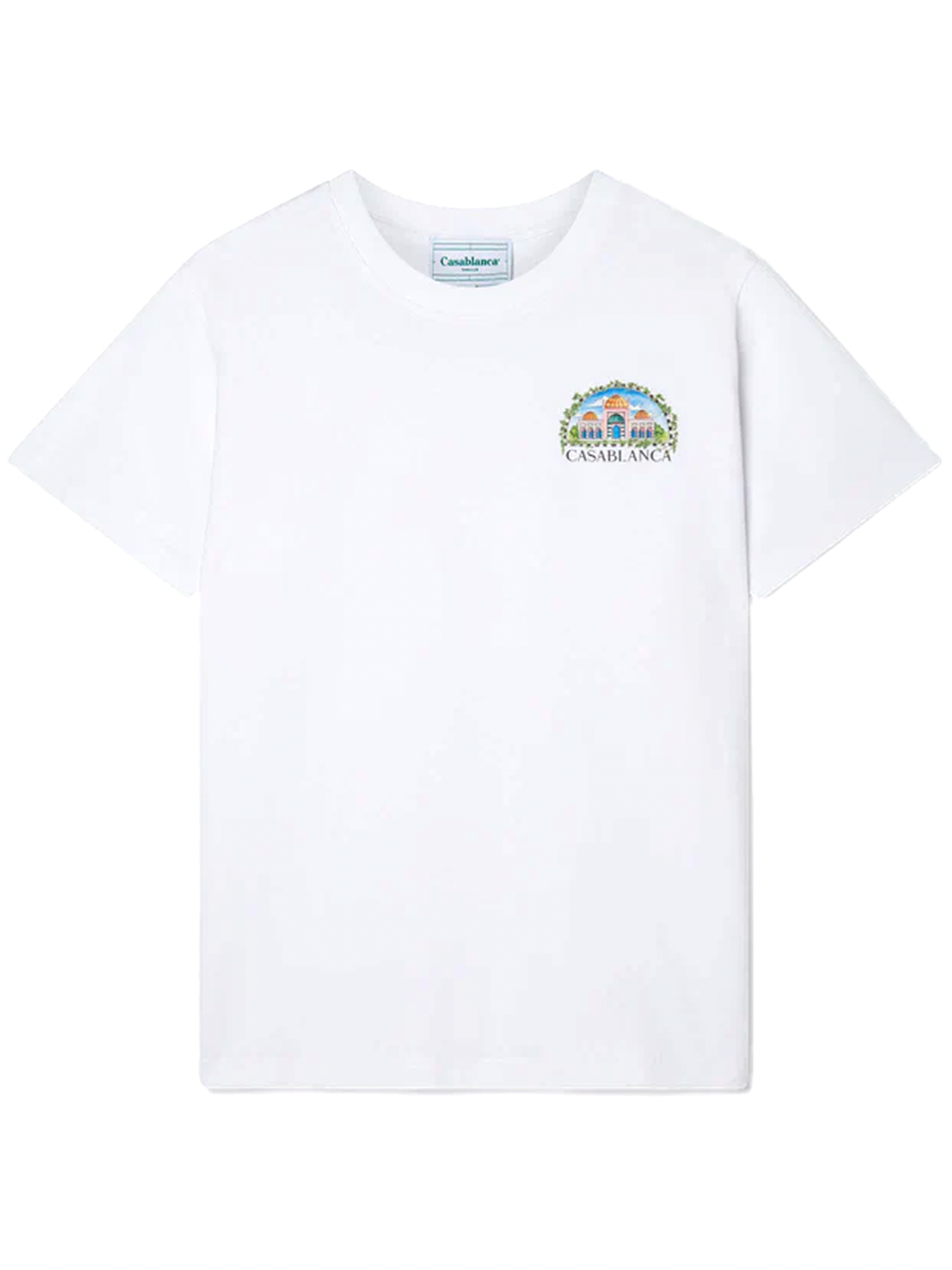 CASABLANCA VUE DE DAMAS T SHIRT WHITE