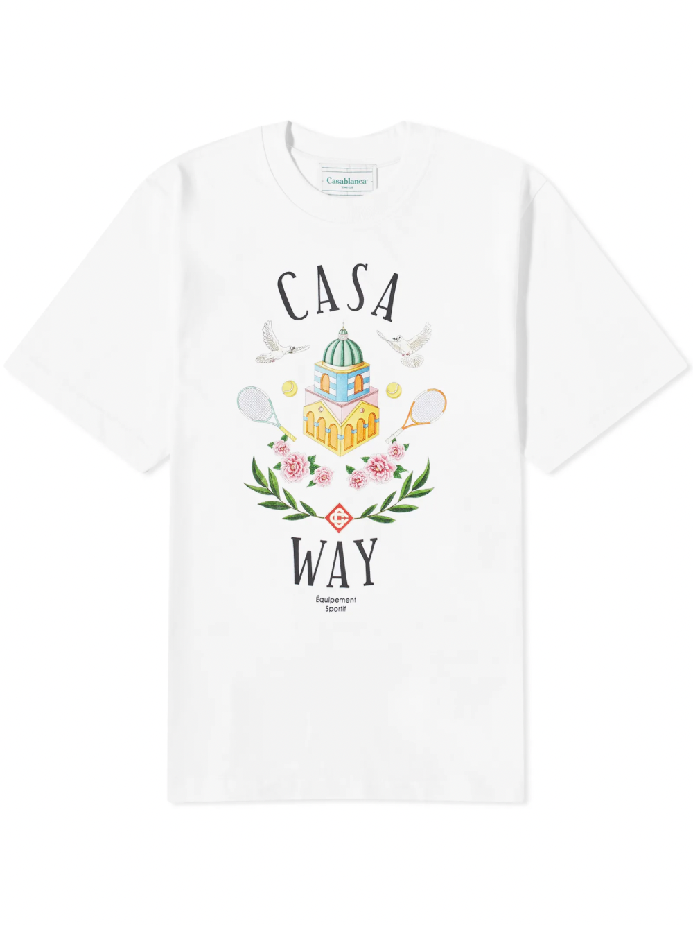 CASABLANCA CASAWAY T SHIRT WHITE