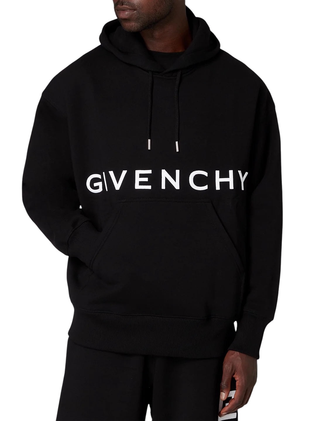 Givenchy Embroidered 4G Star Hoodie Black