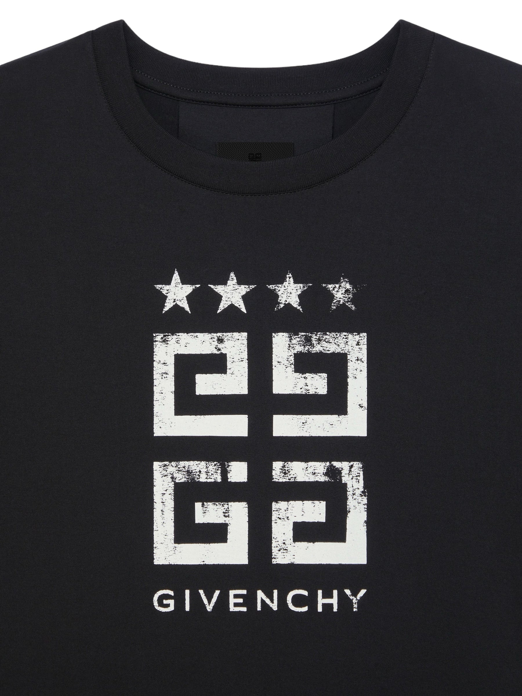 Givenchy 4G Stars T Shirt Black