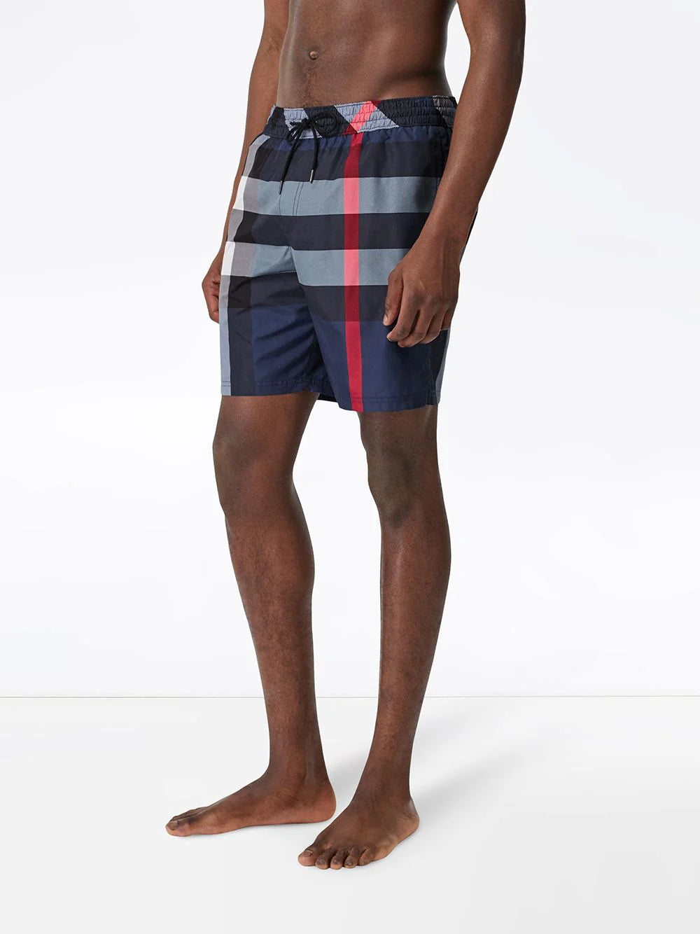 Burberry Big Check Swimshorts Blue