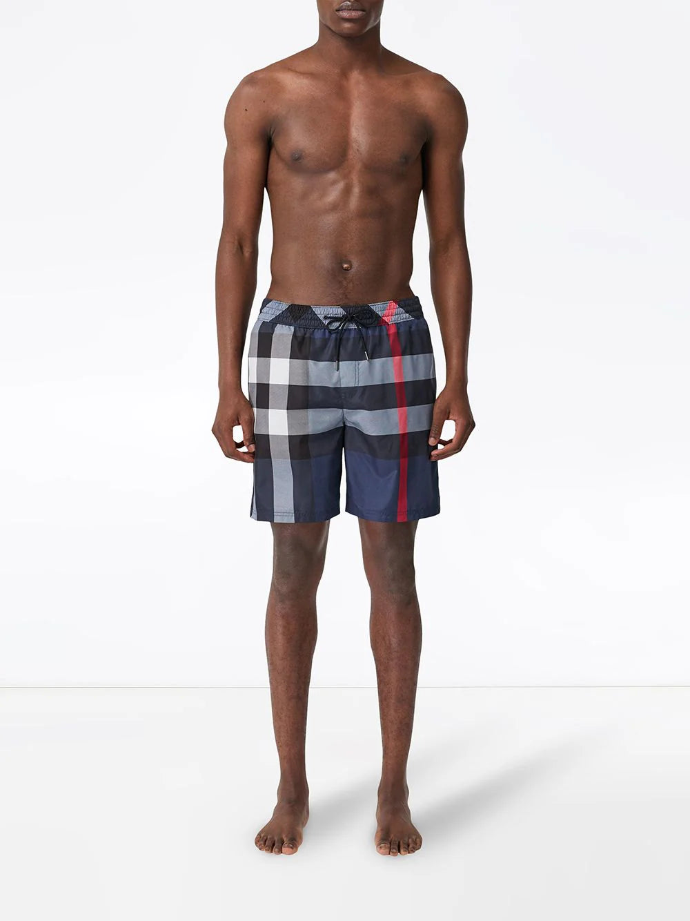 Burberry Big Check Swimshorts Blue