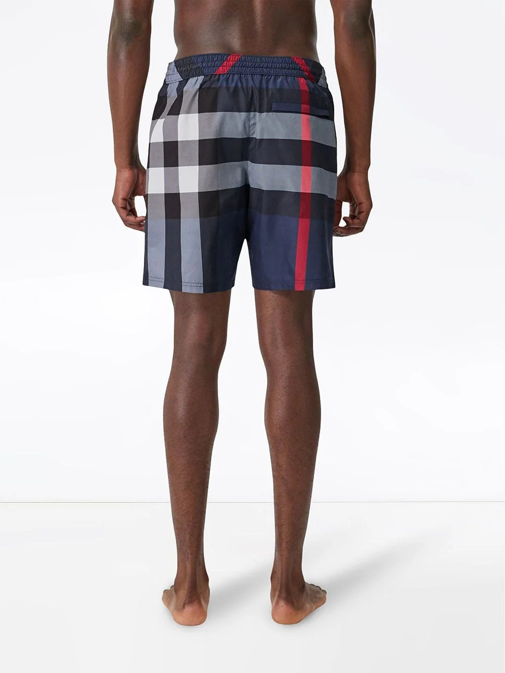 Burberry Big Check Swimshorts Blue