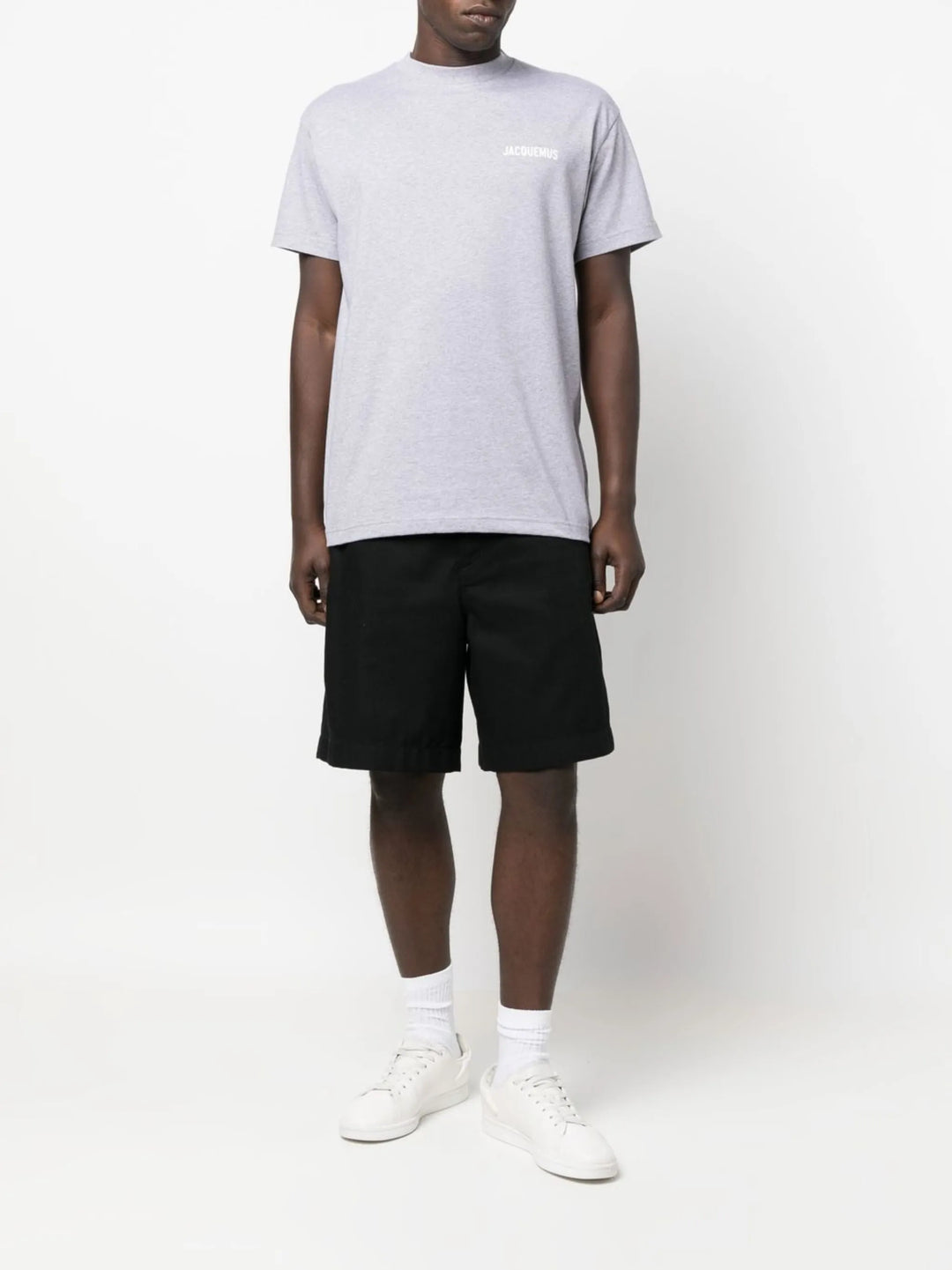 Jacquemus Le Logo T Shirt Grey