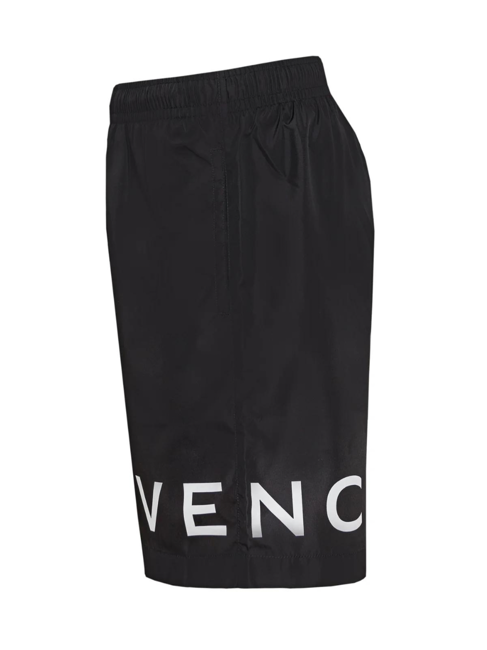 GIVENCHY LOGO LONG SWIMSHORTS BLACK