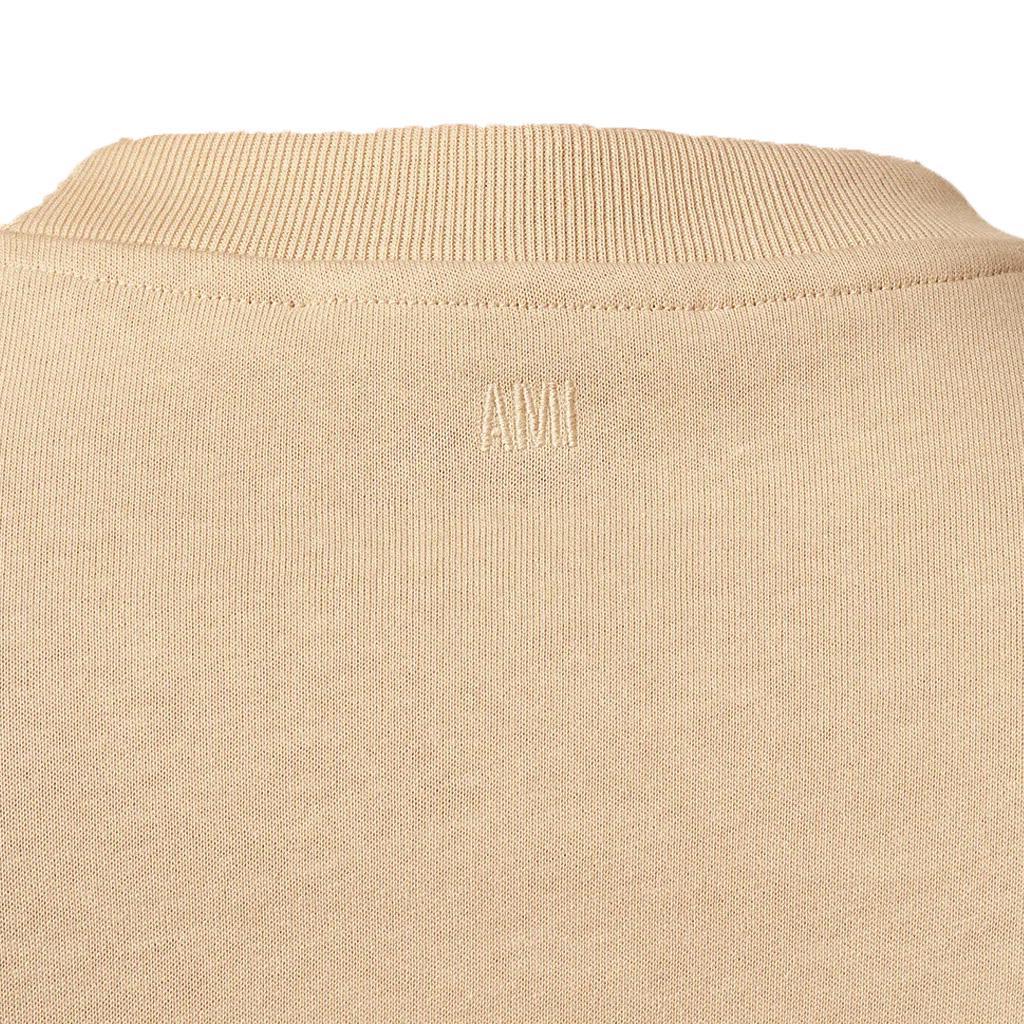 Ami Paris Embossed Logo T-shirt Gingembre