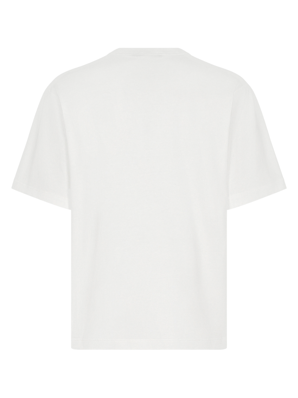 Dolce & Gabbana Cotton Embroidered Logo T Shirt White