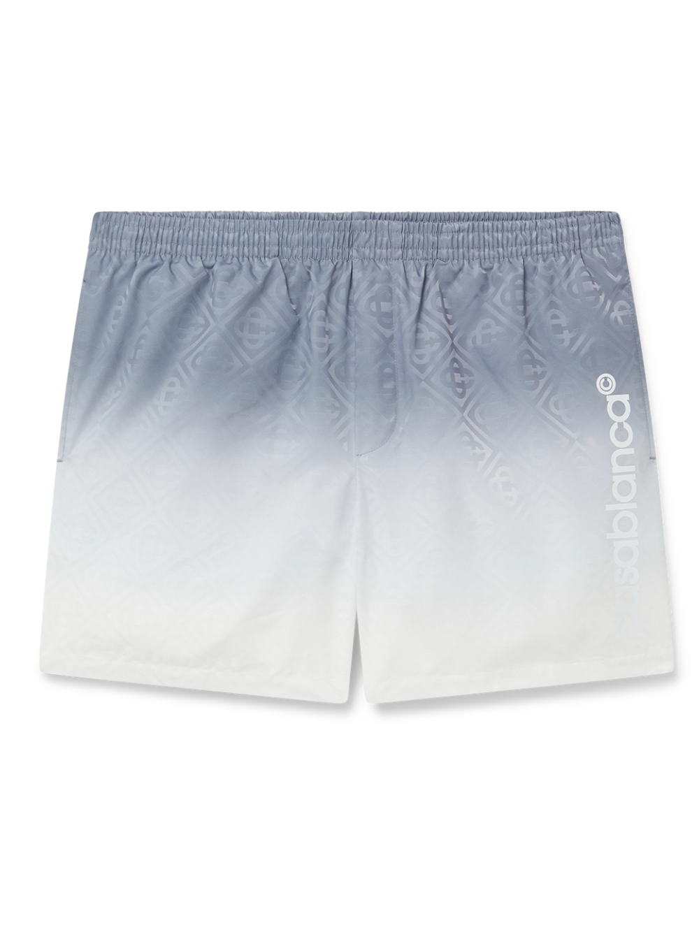 Casablanca Jacquard Gradient SwimShorts Grey/White