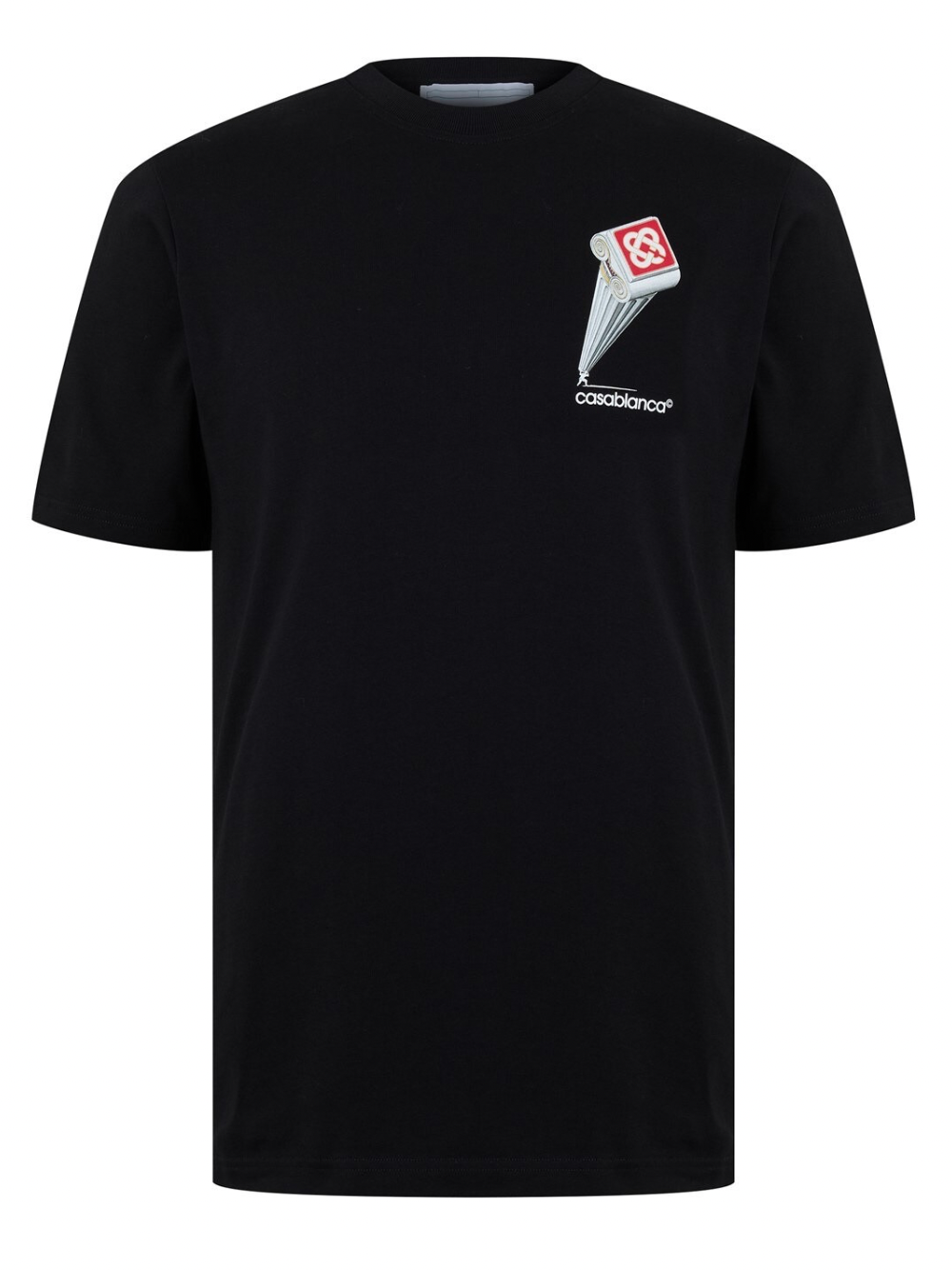 CASABLANCA LEANING COLUMN T SHIRT BLACK